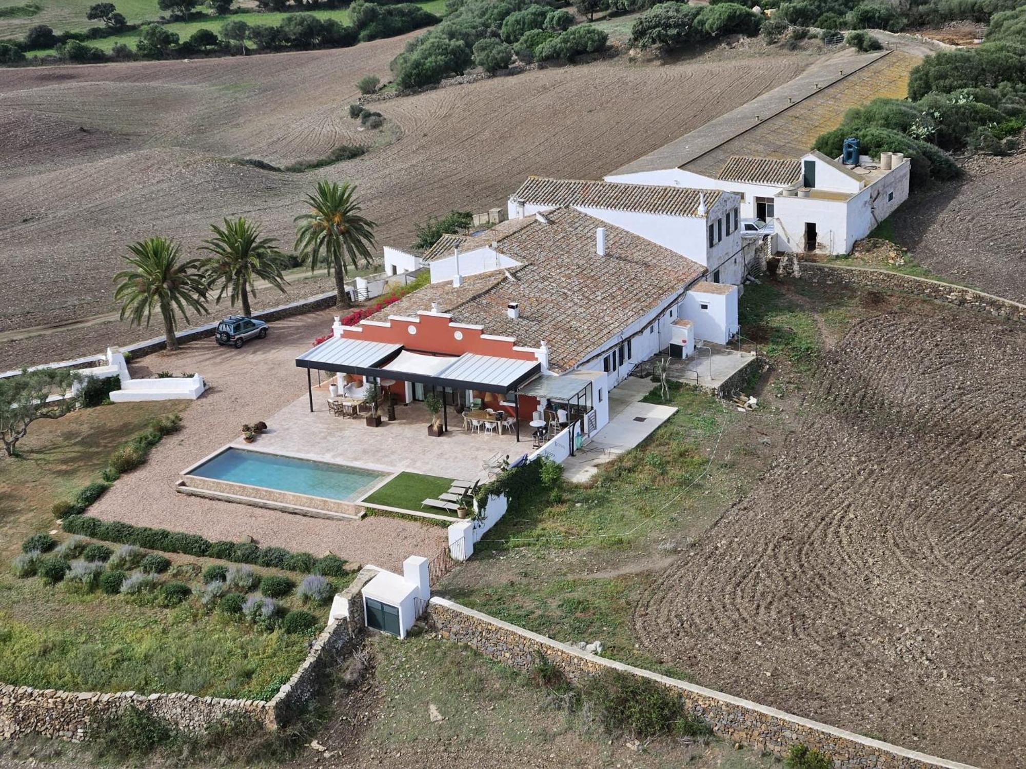 Casa Rural Bini Aumaia Es Mercadal Esterno foto